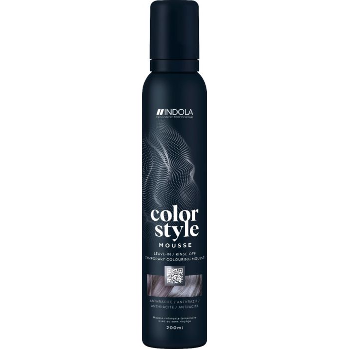 Indola Color Style Mousse Anthrazite 200ml main product photo