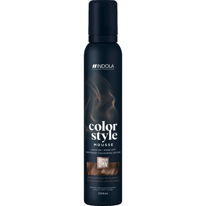 Indola Color Style Mousse Medium Brown 200ml main product photo