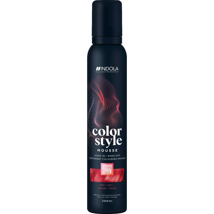 Indola Color Style Mousse Red 200ml main product photo