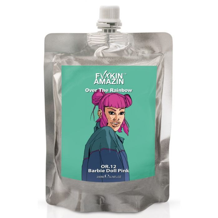 Fvxkin Amazin OVER THE RAINBOW - DIRECT PIGMENT MASK BARBIEDOLL PINK 200 ml main product photo