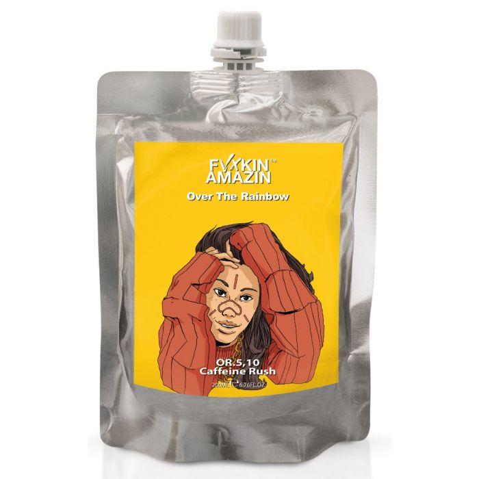 Fvxkin Amazin OVER THE RAINBOW - DIRECT PIGMENT MASK CAFFEINE RUSH 200 ml main product photo
