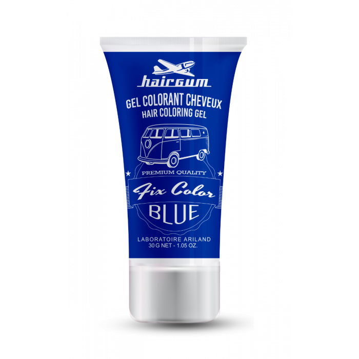 Hairgum Fix Color Gel Blue 30ml main product photo