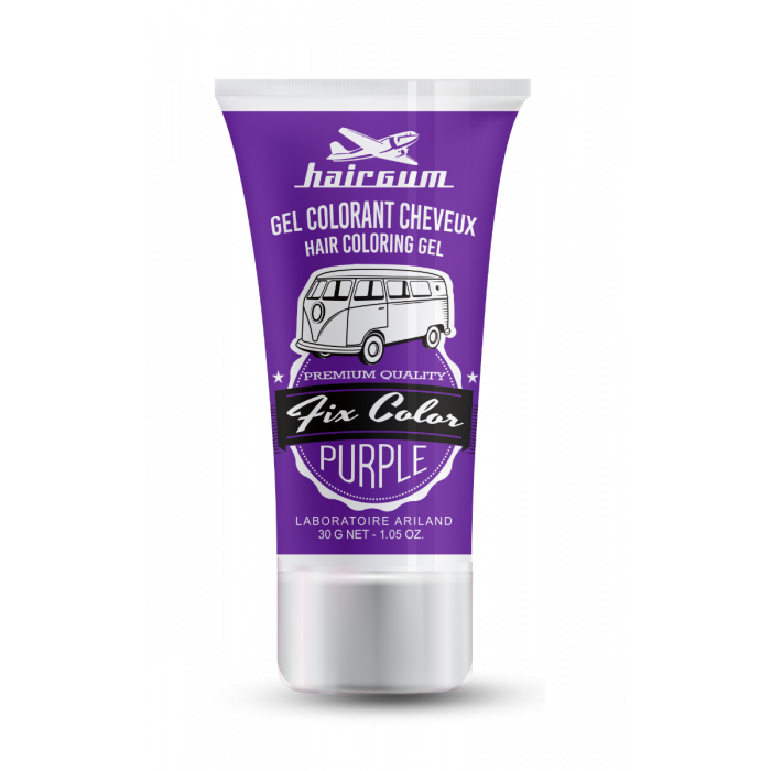 Hairgum Fix Color Gel Purple 30ml main product photo