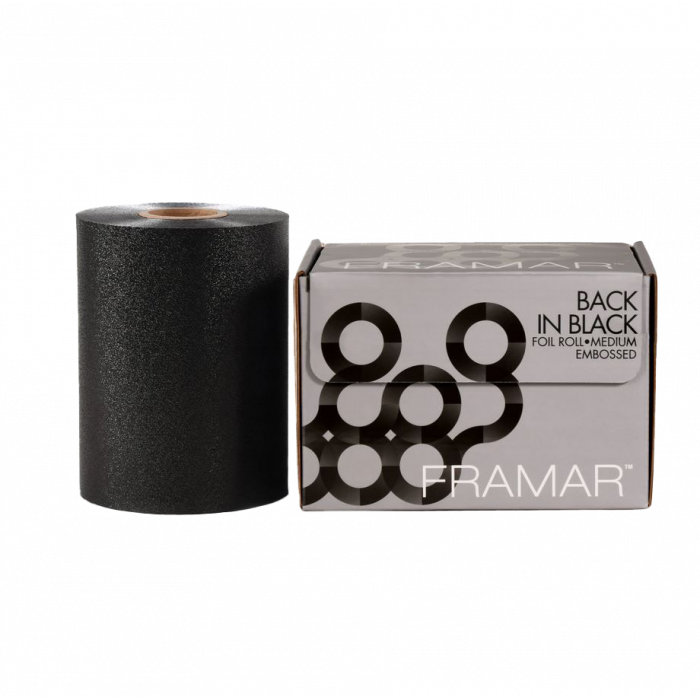 Framar Back in Black Embossed Medium Aluminiumfolie Zwart main product photo