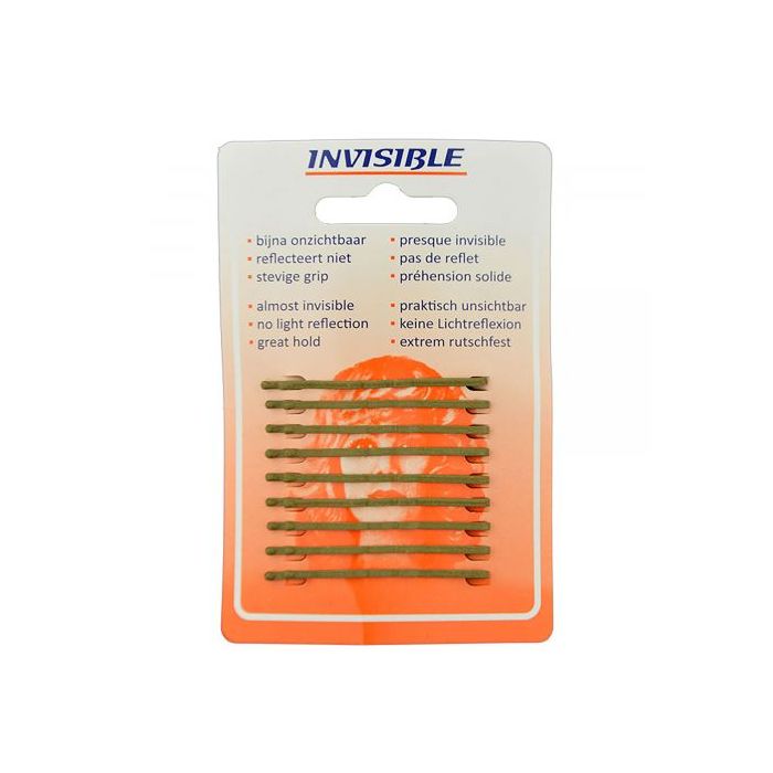 Invisible Haarschuifjes Kort 50mm Blond 9st main product photo