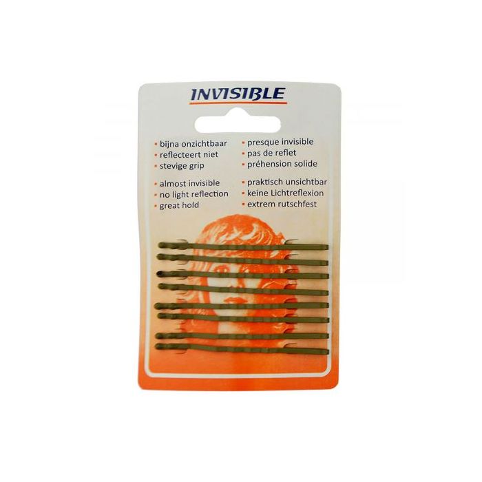 Invisible Haarschuifjes Lang 65mm Blond 8st main product photo