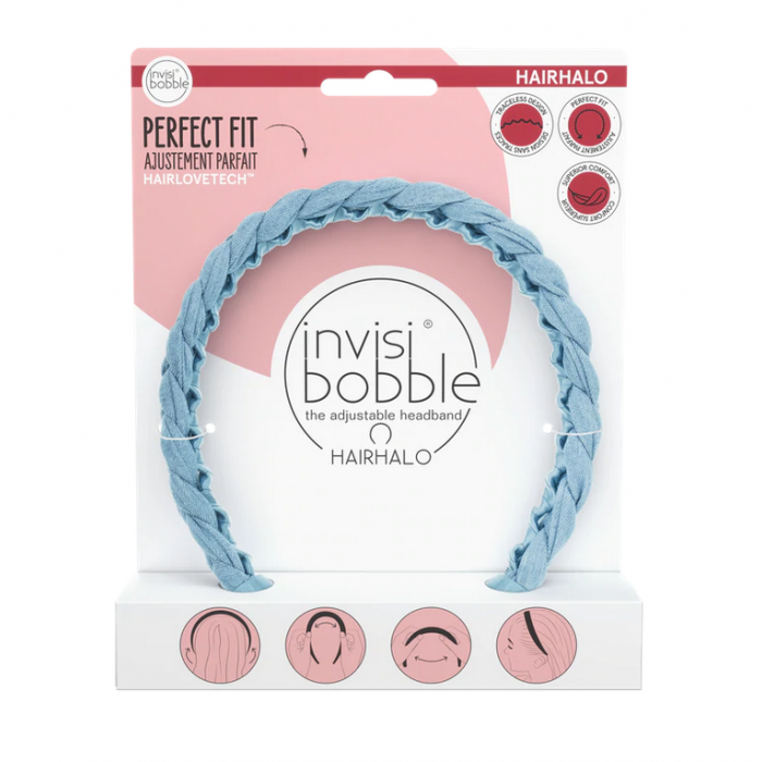 Invisibobble HairHalo Miss Denim main product photo