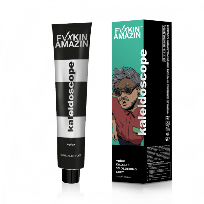 Fvxkin Amazin KALEIDOSCOPE SMOLDERING GREY 100 ml main product photo