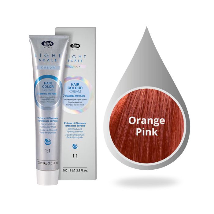 Lisap Light Scale Color Orange Pink 100ml main product photo