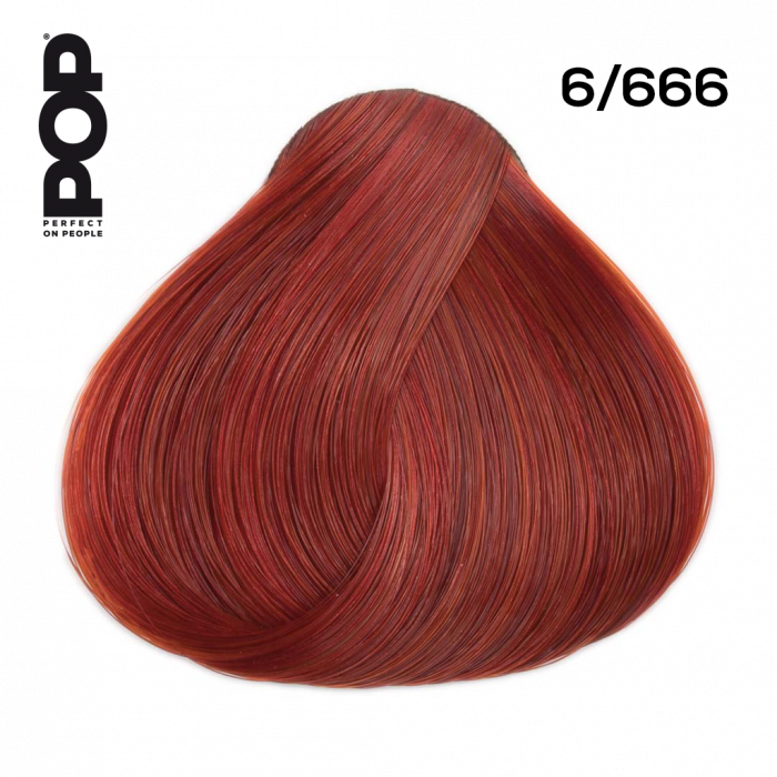 POP POPCOLOUR 6/666 Dark extra intens red blond 100 ml main product photo
