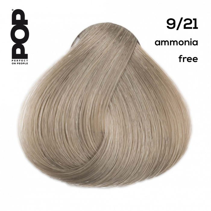 POP POPCOLOUR 9/21 - AMMONIA FREE Very light violet ash blond 100 ml main product photo