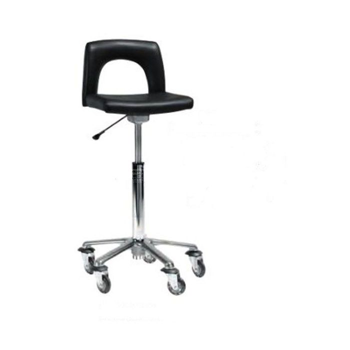 Sibel Rollercoaster Square Kappersfiets Gaspomp Large Nylon Voet zwart main product photo