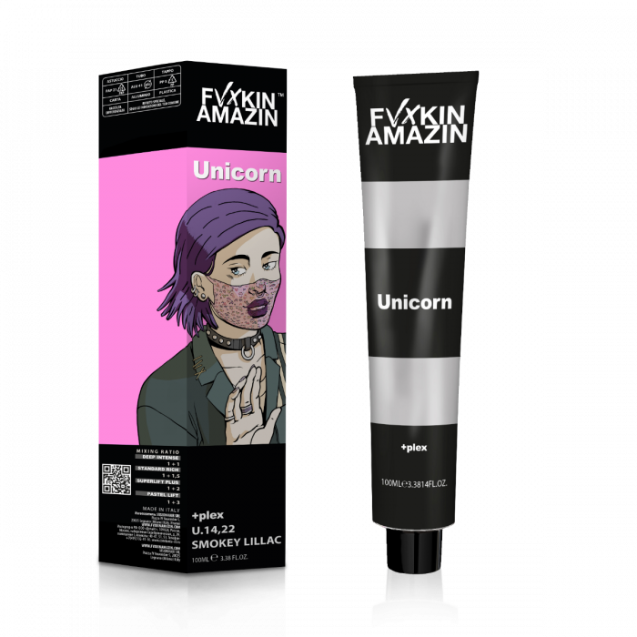 Fvxkin Amazin UNICORN SMOKEY LILAC 100 ml main product photo