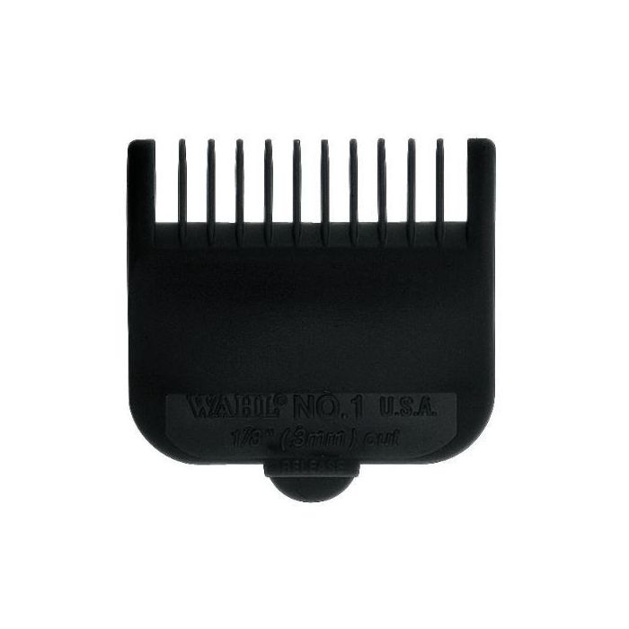 Wahl Opzetkam nr. 1 Plastic zwart 3mm main product photo