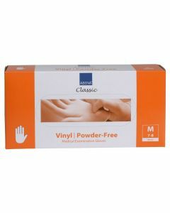 Abena Vinyl-Handschoenen Classic poedervrij Maat M transparant 100st 