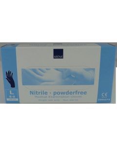 Abena Nitril-Handschoenen poedervrij Maat M blauw 100st