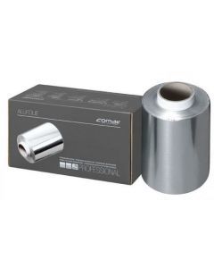 Aluminiumfolie smal zilver (250m x12 cm x15 my) Zilver