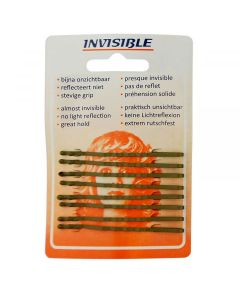 Invisible Haarschuifjes Lang 65mm Blond 8st