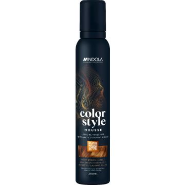 Indola Color Style Mousse Light Brown Hazel 200ml