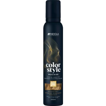 Indola Color Style Mousse Medium Blonde 200ml