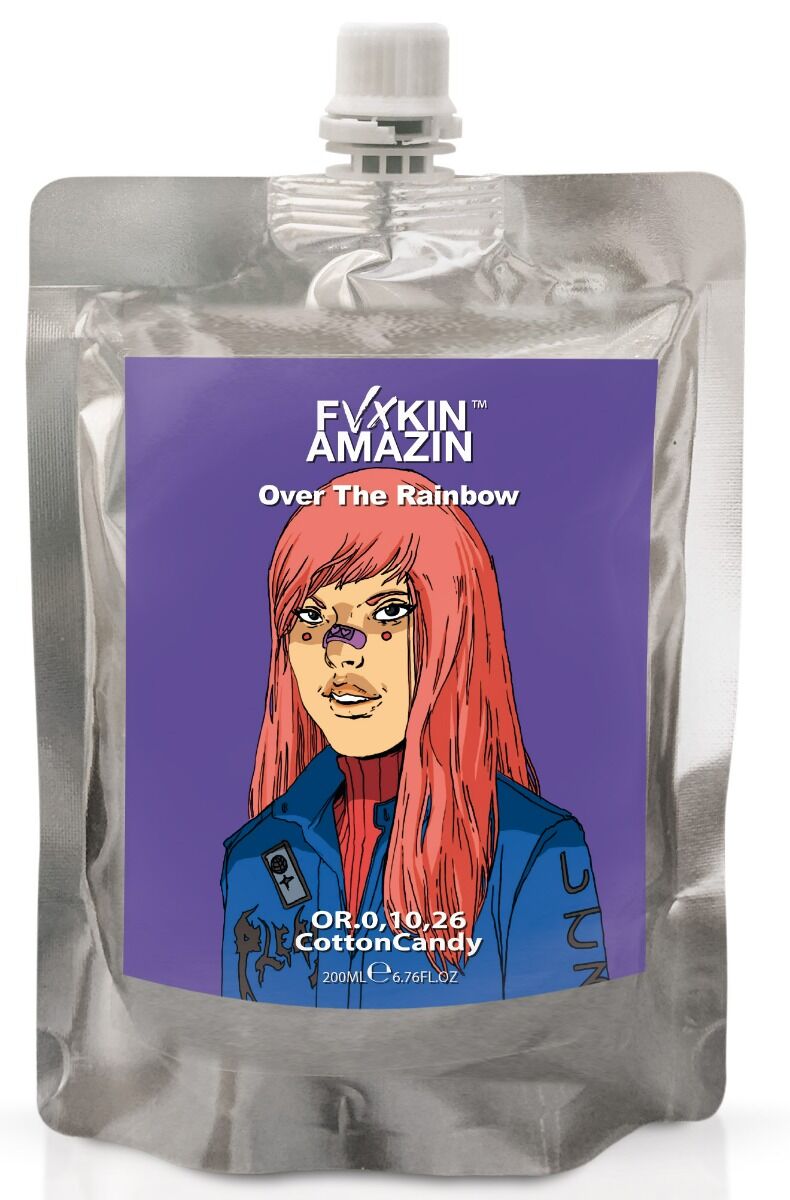 Fvxkin Amazin OVER THE RAINBOW - DIRECT PIGMENT MASK COTTON CANDY 200 ml