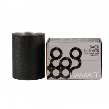 Framar Back in Black Embossed Medium Aluminiumfolie Zwart