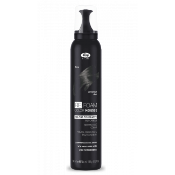 Lisap Re.Foam Color Mousse Donkerbruin 200ml