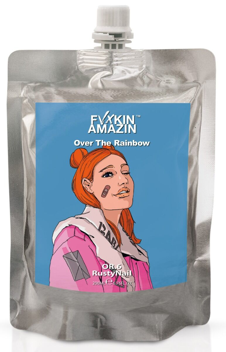 Fvxkin Amazin OVER THE RAINBOW - DIRECT PIGMENT MASK RUSTY NAIL 200 ml