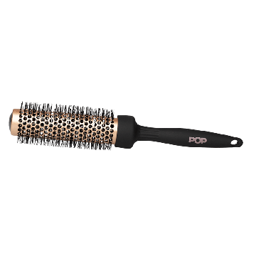 POP POP Ceramic Antistatic Round Brush 33 mm Rosé - zwart 33 mm